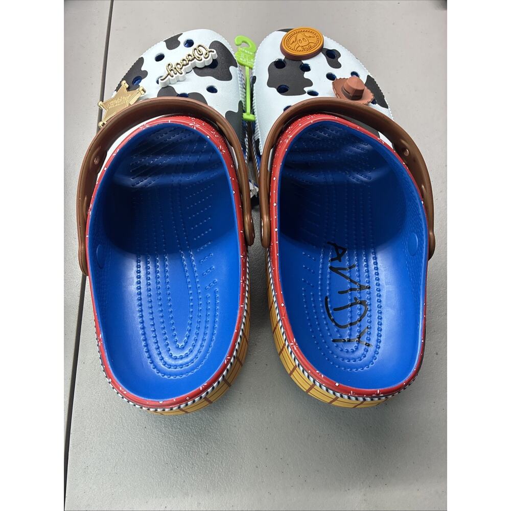 Size 12 Men’s - Crocs Classic Clog Toy Story Woody 209446-4GX New With Tags - Picture 2 of 5
